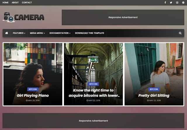 Camera Blogger Template