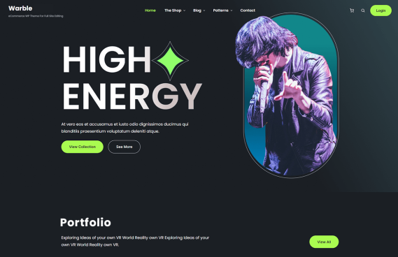 Warble WordPress Theme